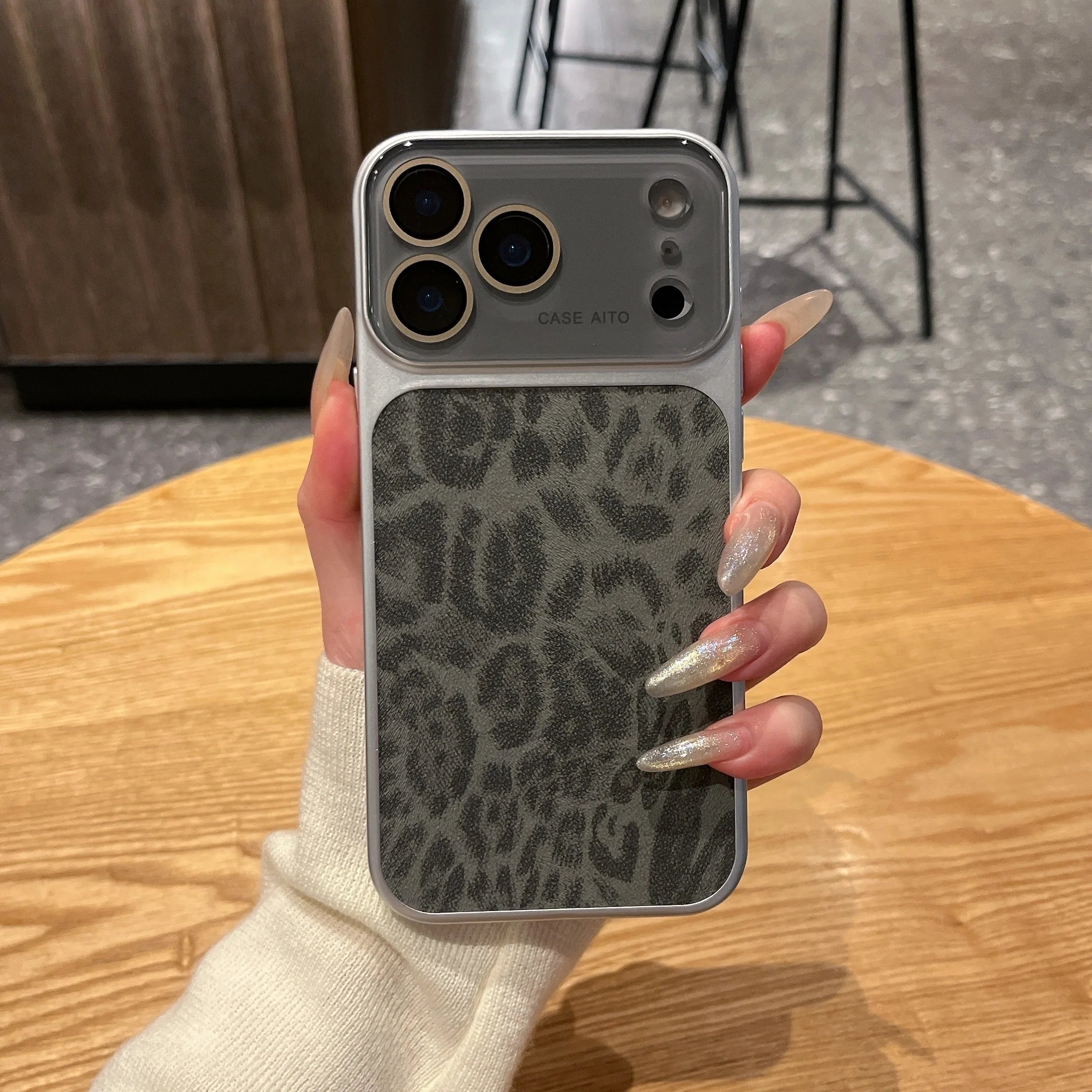 Original Leopard Print Texture Phone Case For iPhone
