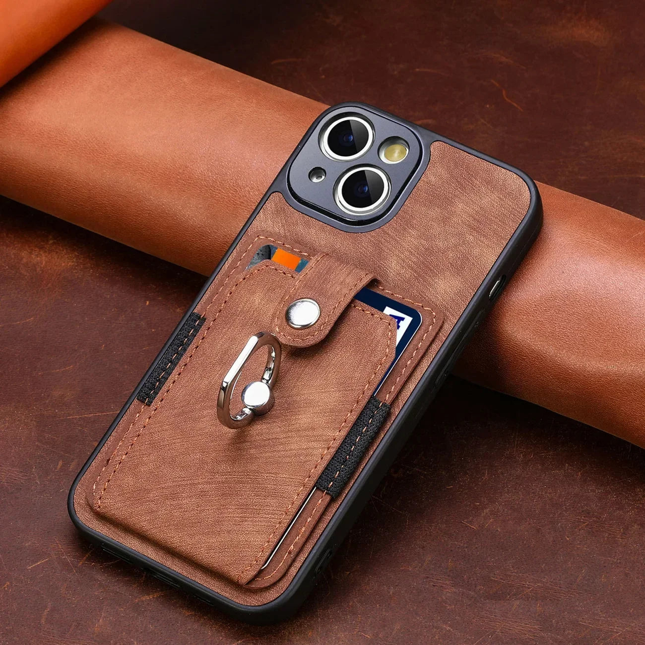 Leather Wallet Card Slot  Magnetic Phone Case for IPhone