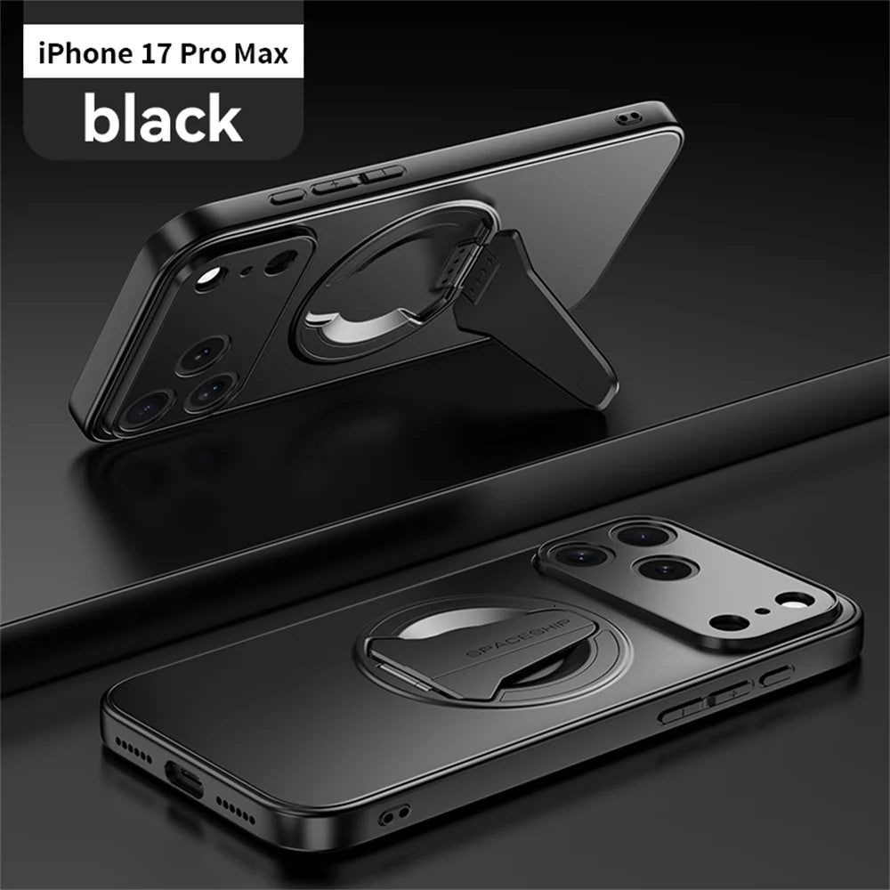 Newest Hidden Folding Stand Magnetic Phone Case For iPhone