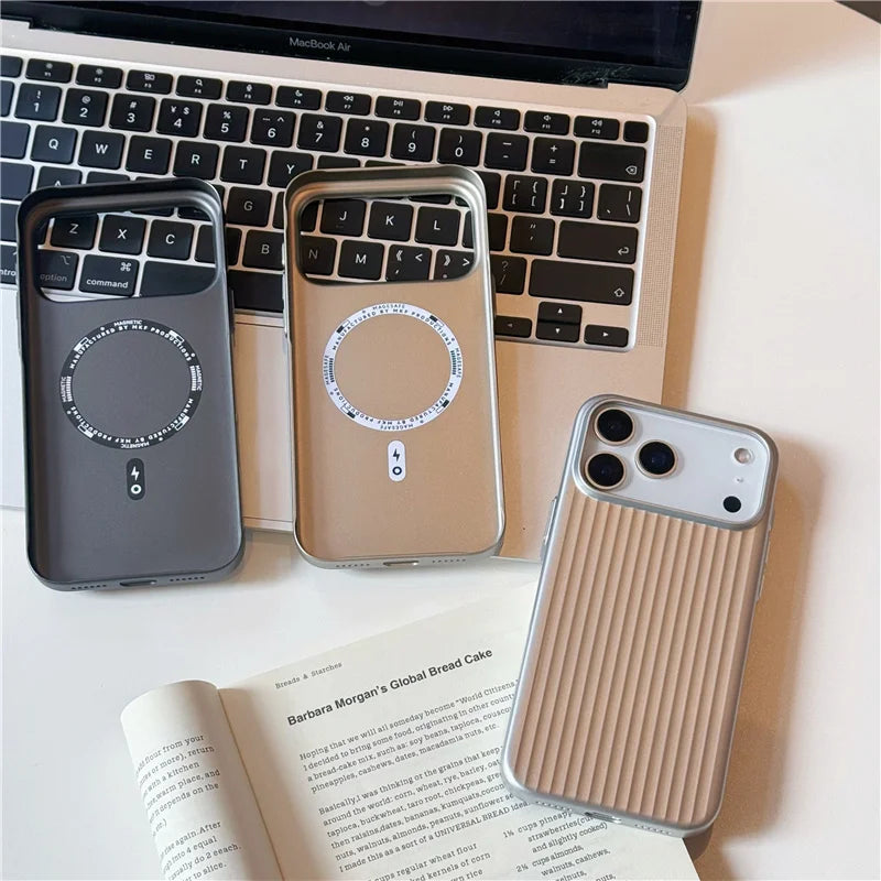 3D Stripes Pattern for Magsafe Magnetic Case For iPhone