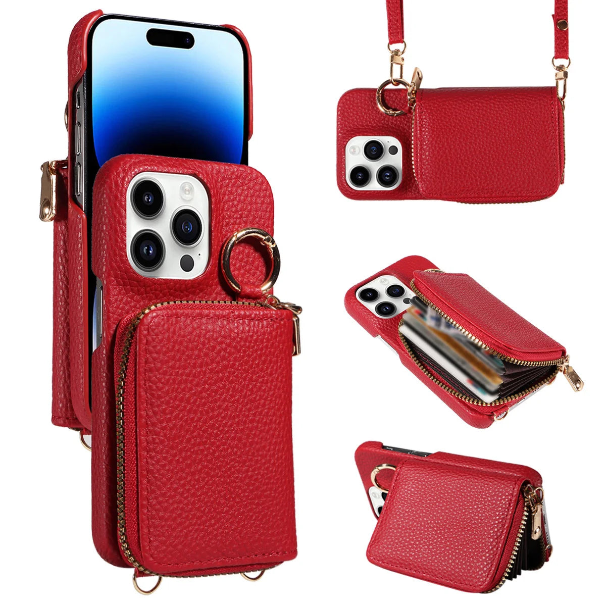High Quality Faux Leather Phone Case for Iphone
