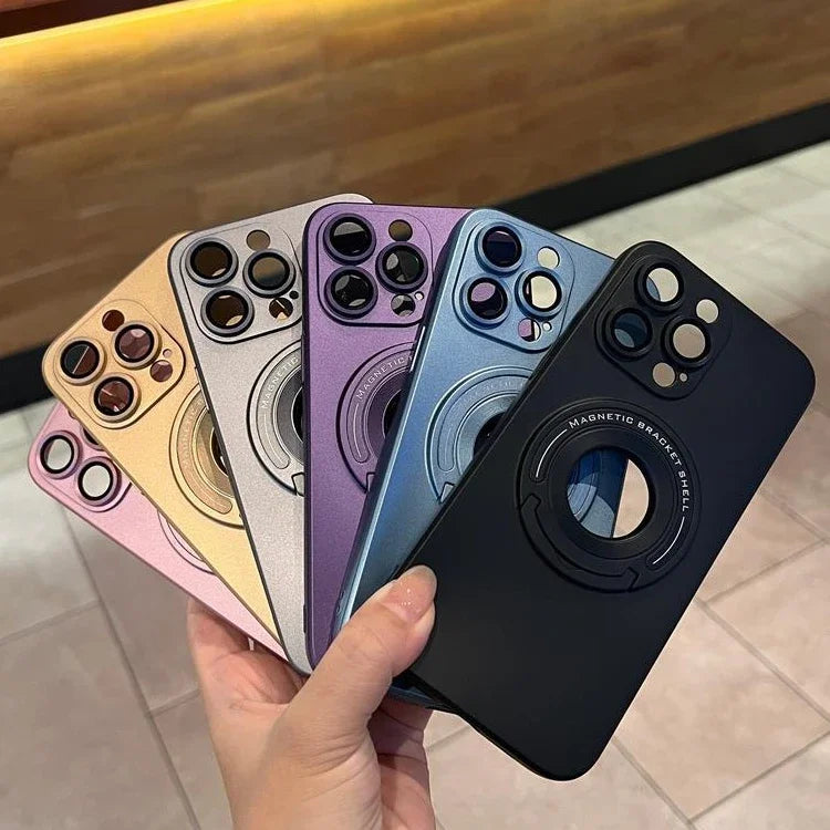 Invisible folding stand ultra-thin phone case for iPhone