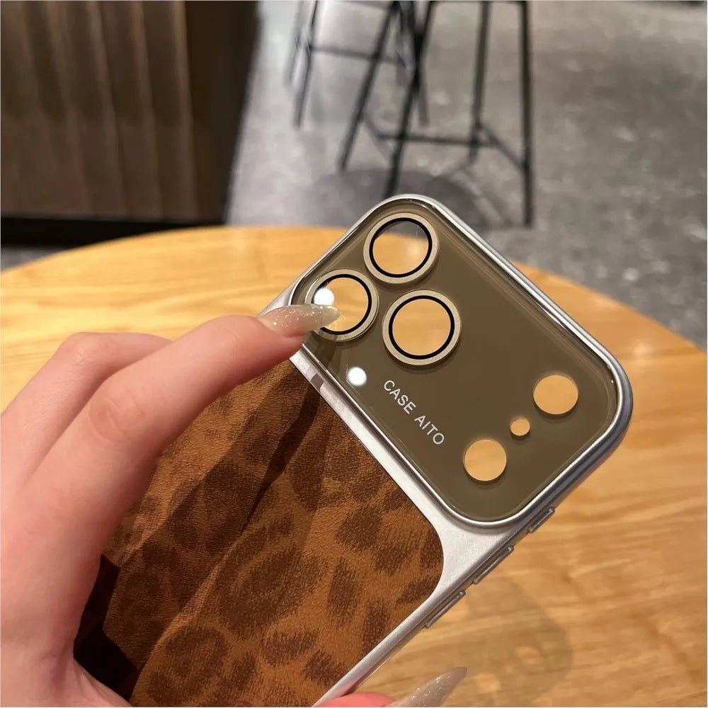 Original Leopard Print Texture Phone Case For iPhone