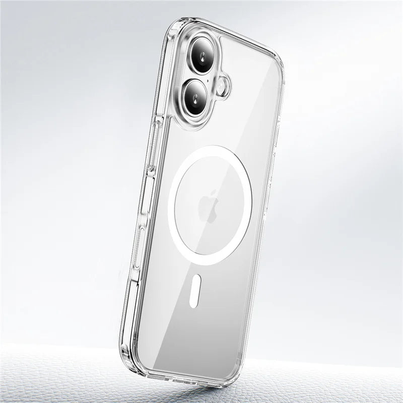 Crystal Transparent for Magsafe Magnetic Case For iPhone