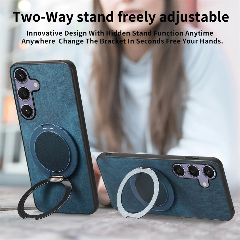 360 ° rotating bracket high-quality phone case for Samsung