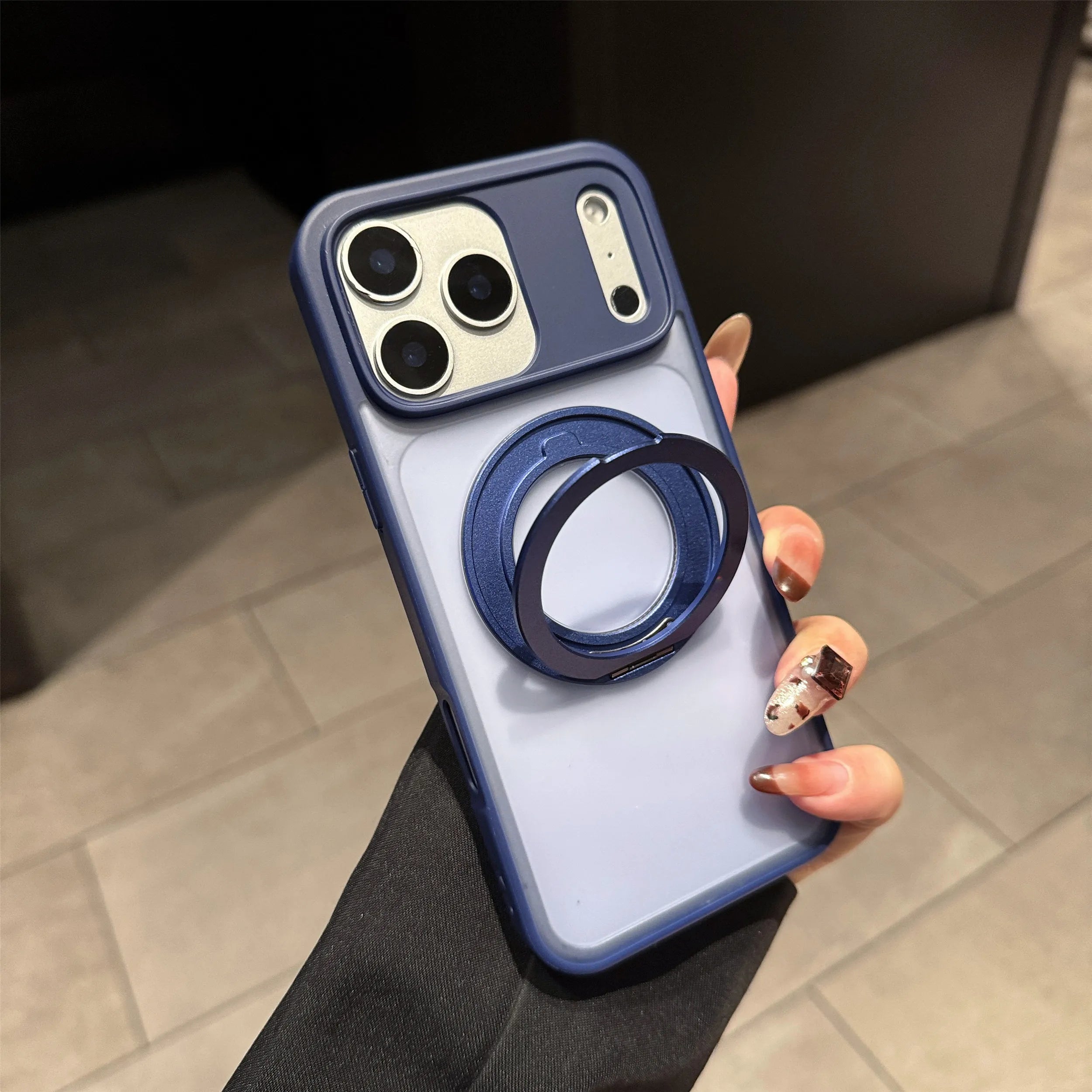 Ring Stand Holder Rotating Magnetic Case For iPhone For Magsafe