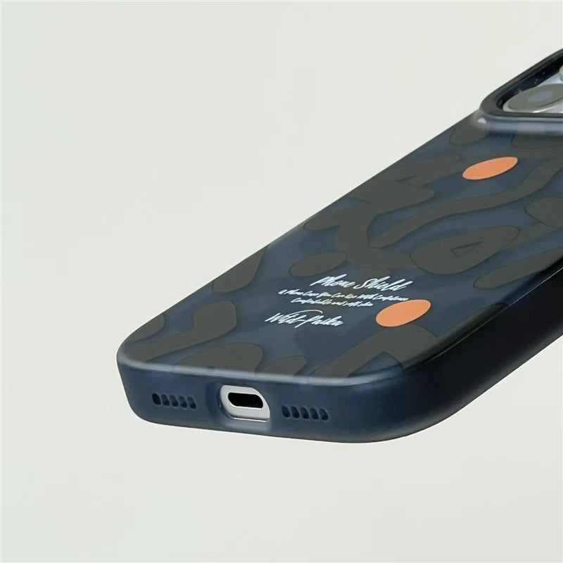 Trendy Graffiti Pattern for Magsafe Wireless Charge Case For iPhone