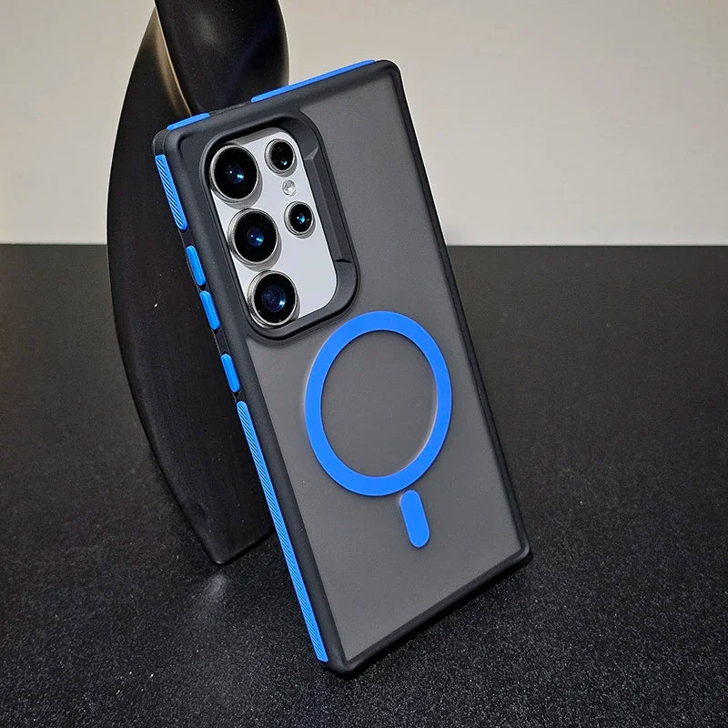 Two tone matte phone case suitable for Samsung