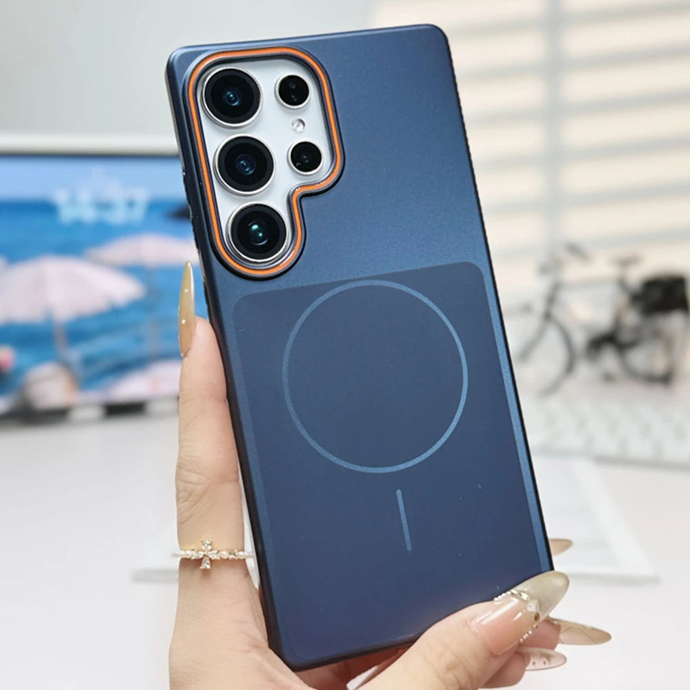 Luxury Ultra Thin Matte For Magsafe Phone Case For Samsung