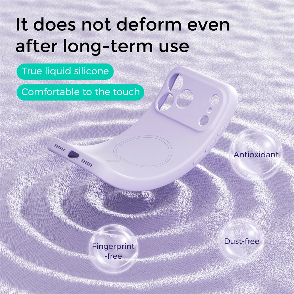 Liquid Silicone For Magsafe Magnetic Case For iPhone