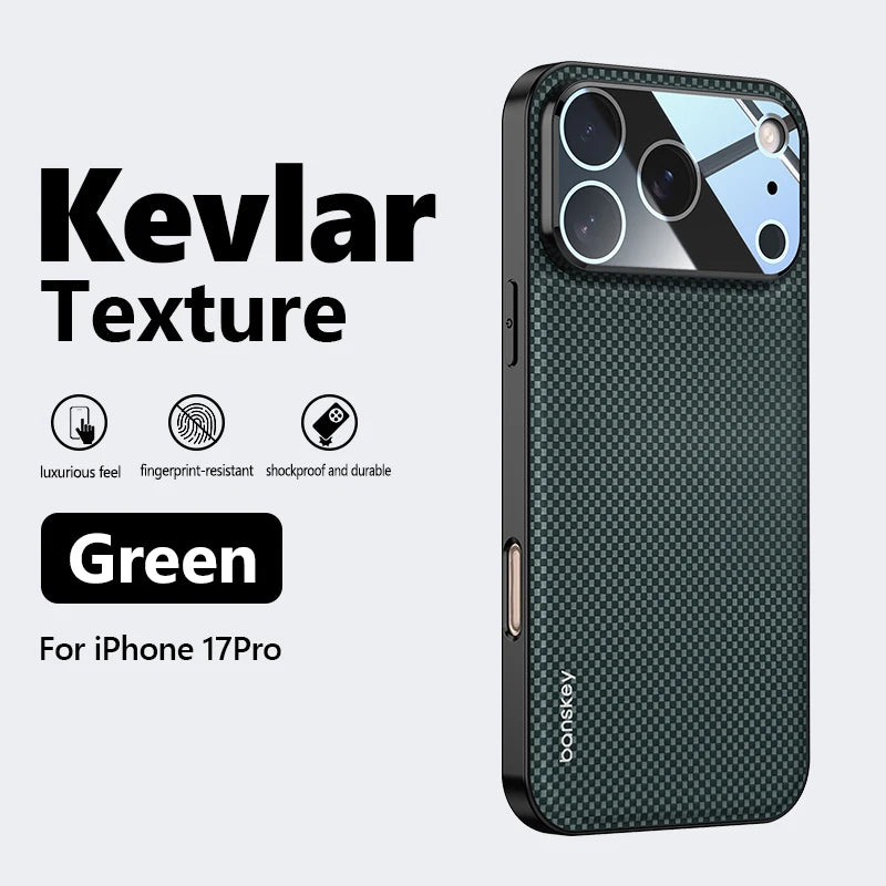 Luxury Matte Carbon Fibre Texture Phone Case for iPhone