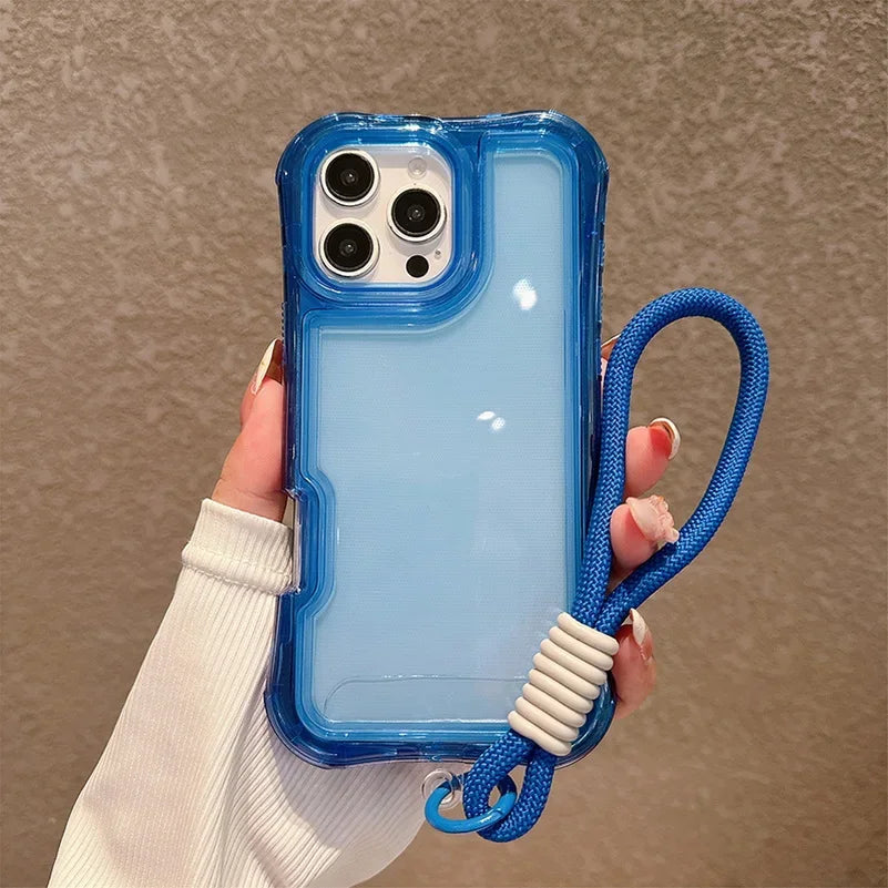 3IN1 Four-corner Airbag Anti-Drop Clear Case For IPhone