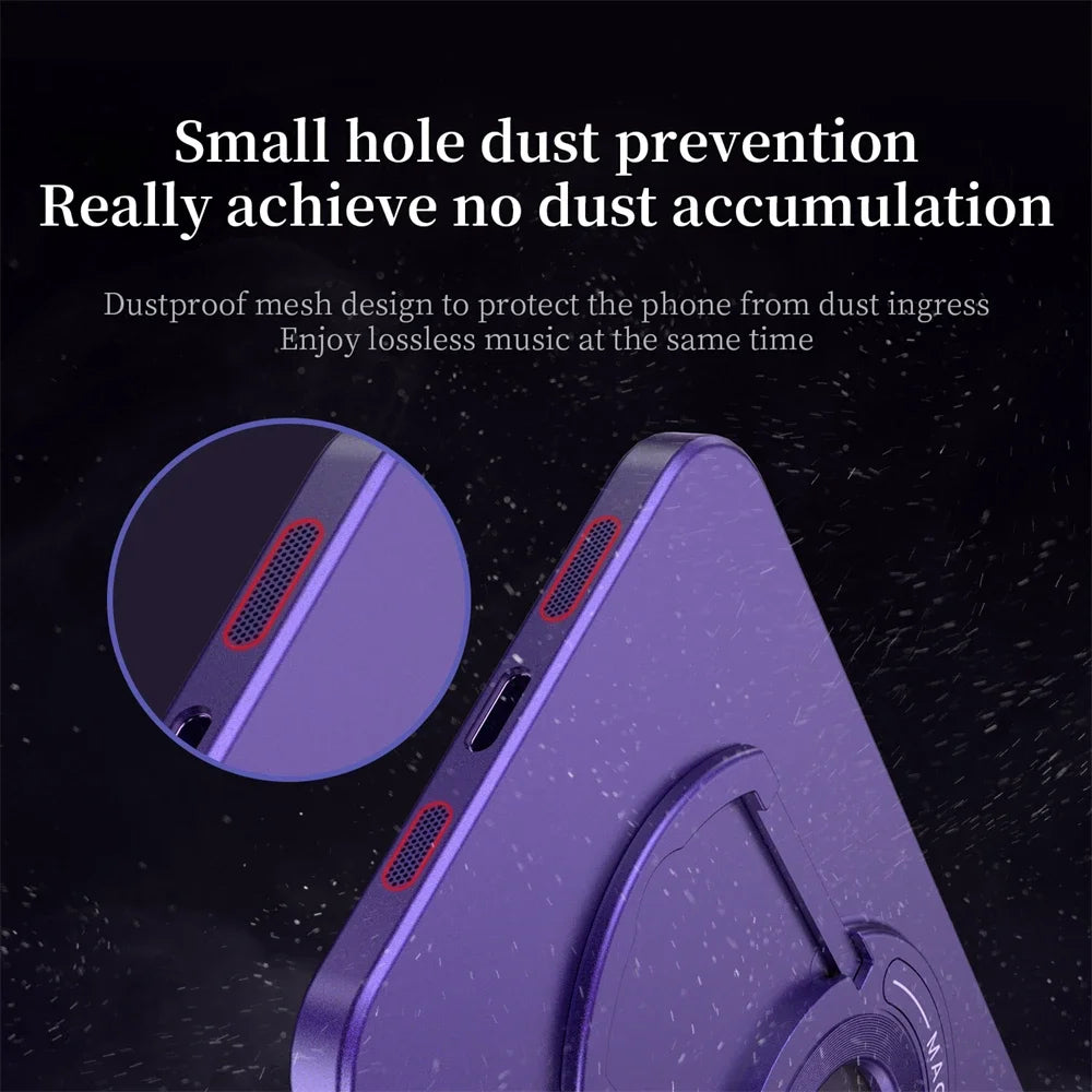 Invisible folding stand ultra-thin phone case for iPhone