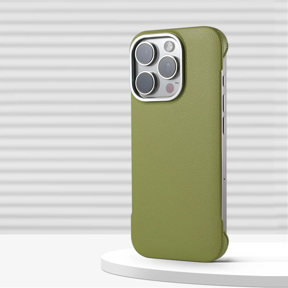 Solid Color Frameless Slim Hard Case for iPhone
