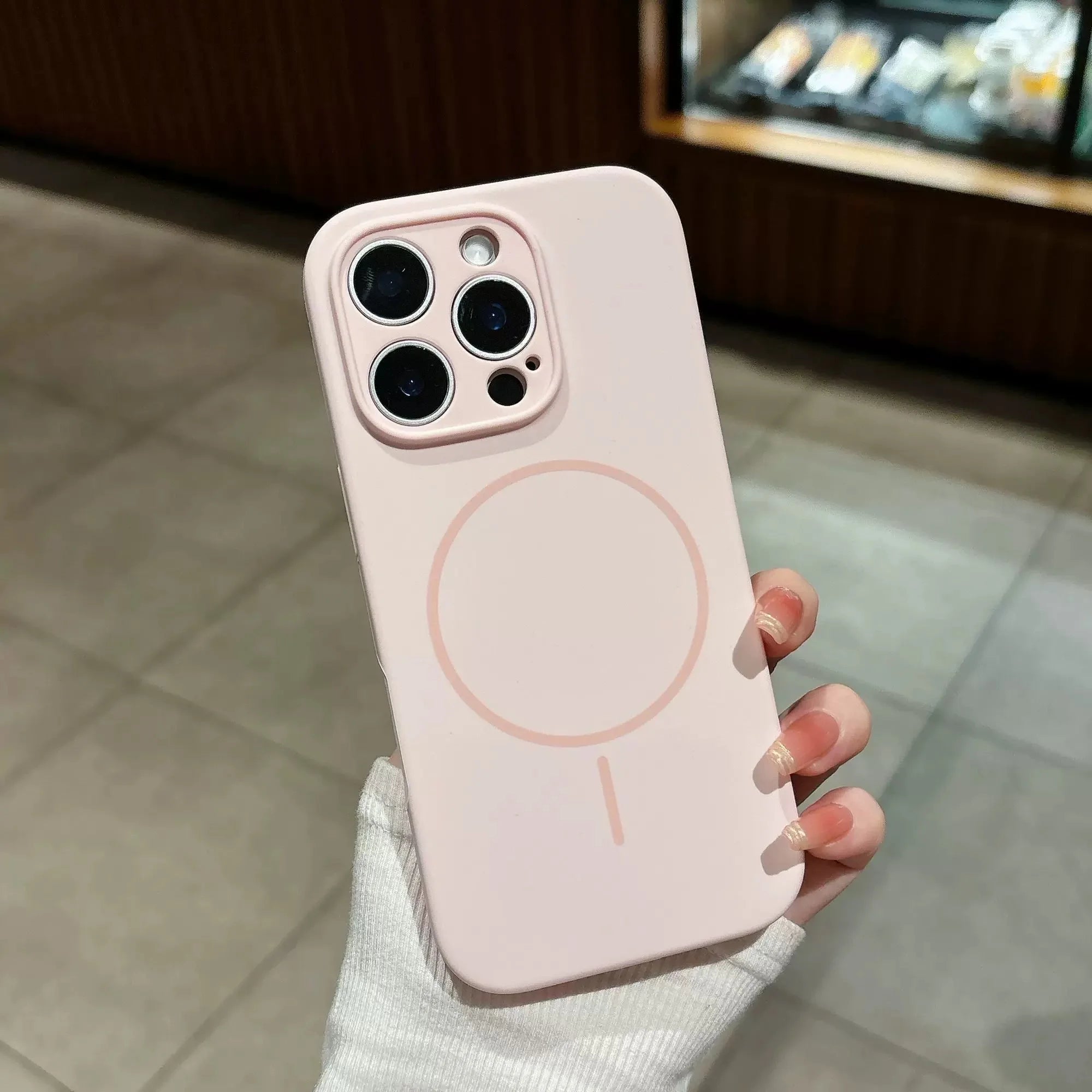 Excellent fluorescent matte silicone phone case for iPhone