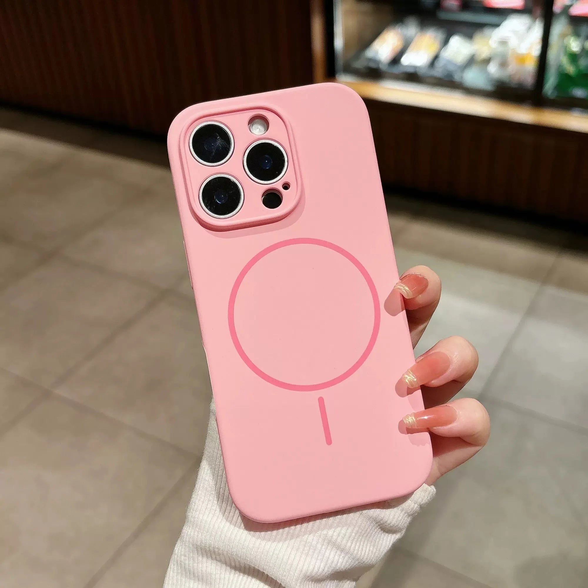 Excellent fluorescent matte silicone phone case for iPhone