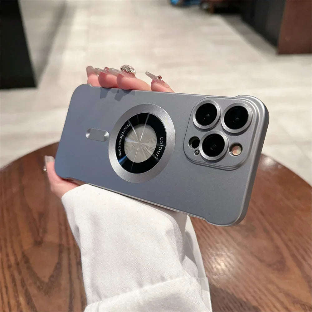 Electroplated matte ultra-thin hard phone case for iPhone