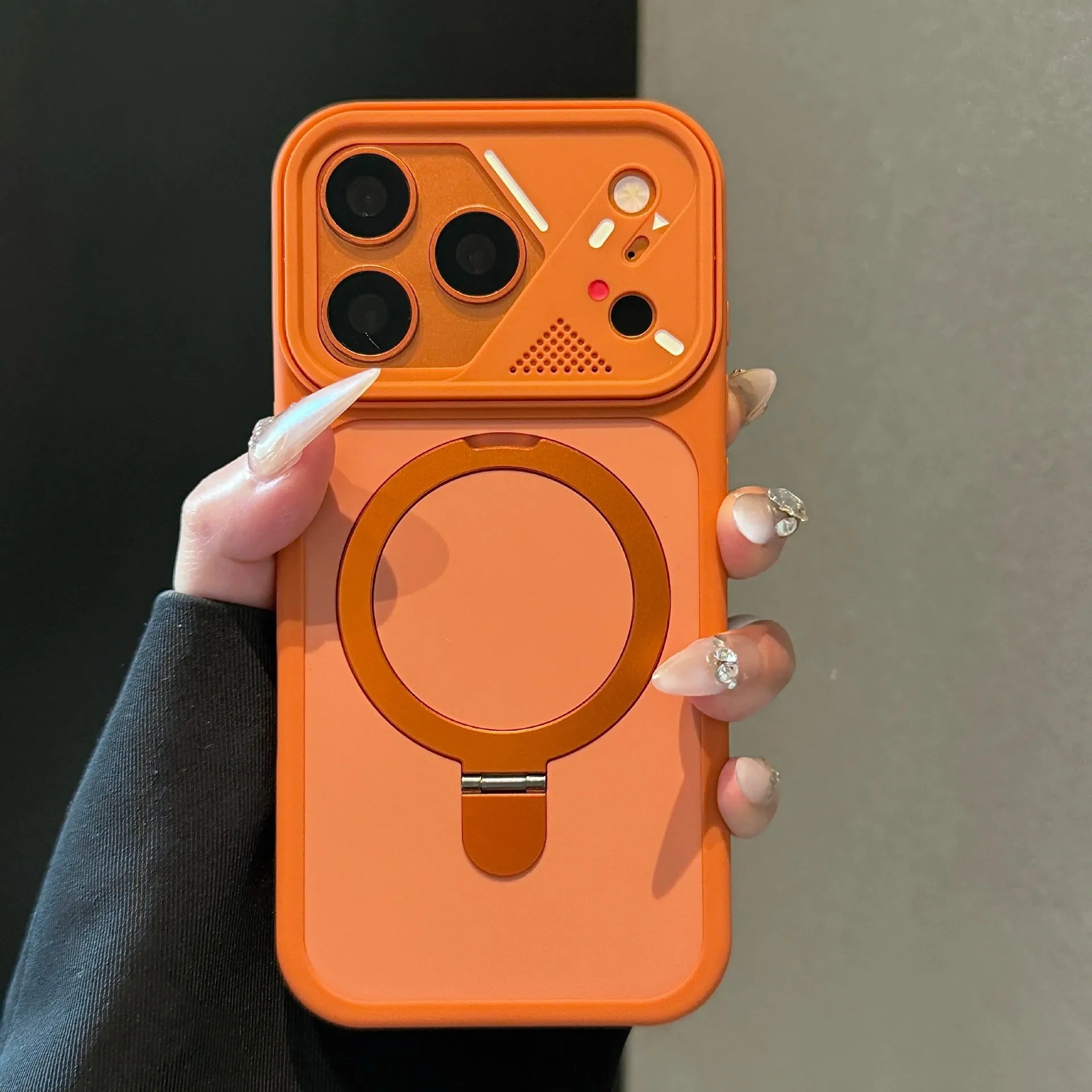 Creative Matte Camera-Frame MagSafe Case for iPhone