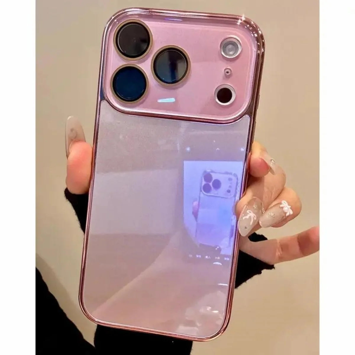 2026 NEW Emerald Electroplated Glass iPhone Case