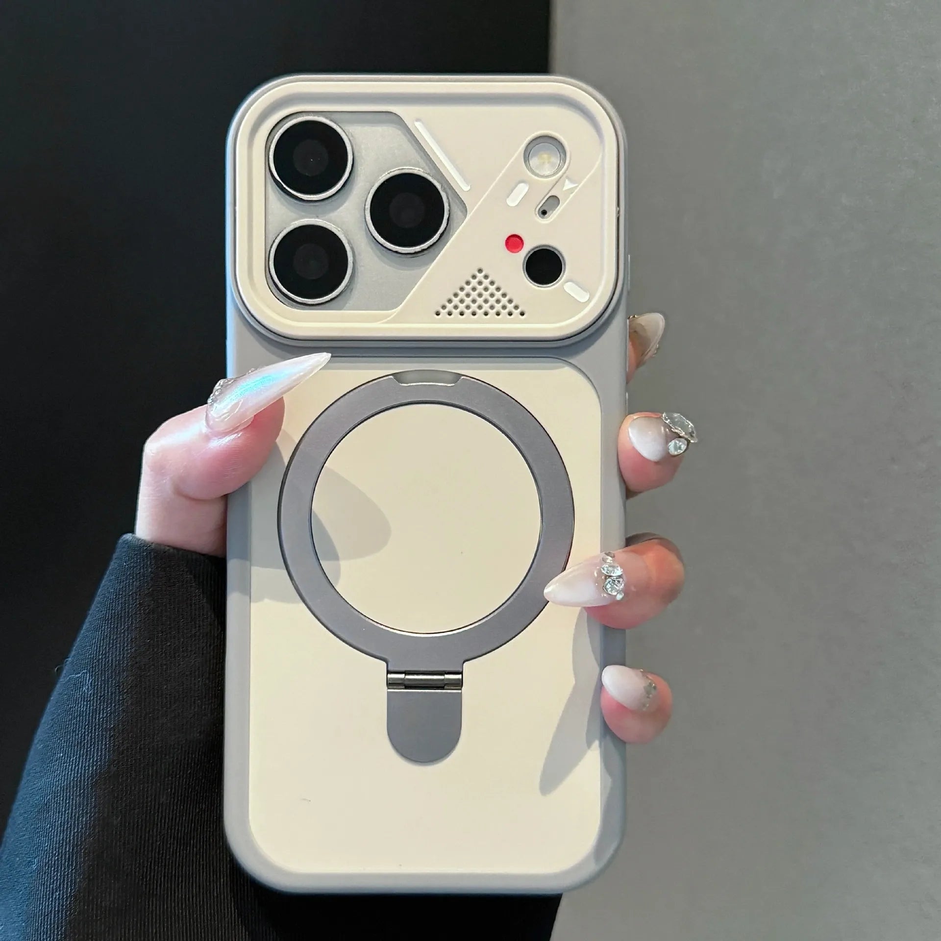 Creative Matte Camera-Frame MagSafe Case for iPhone