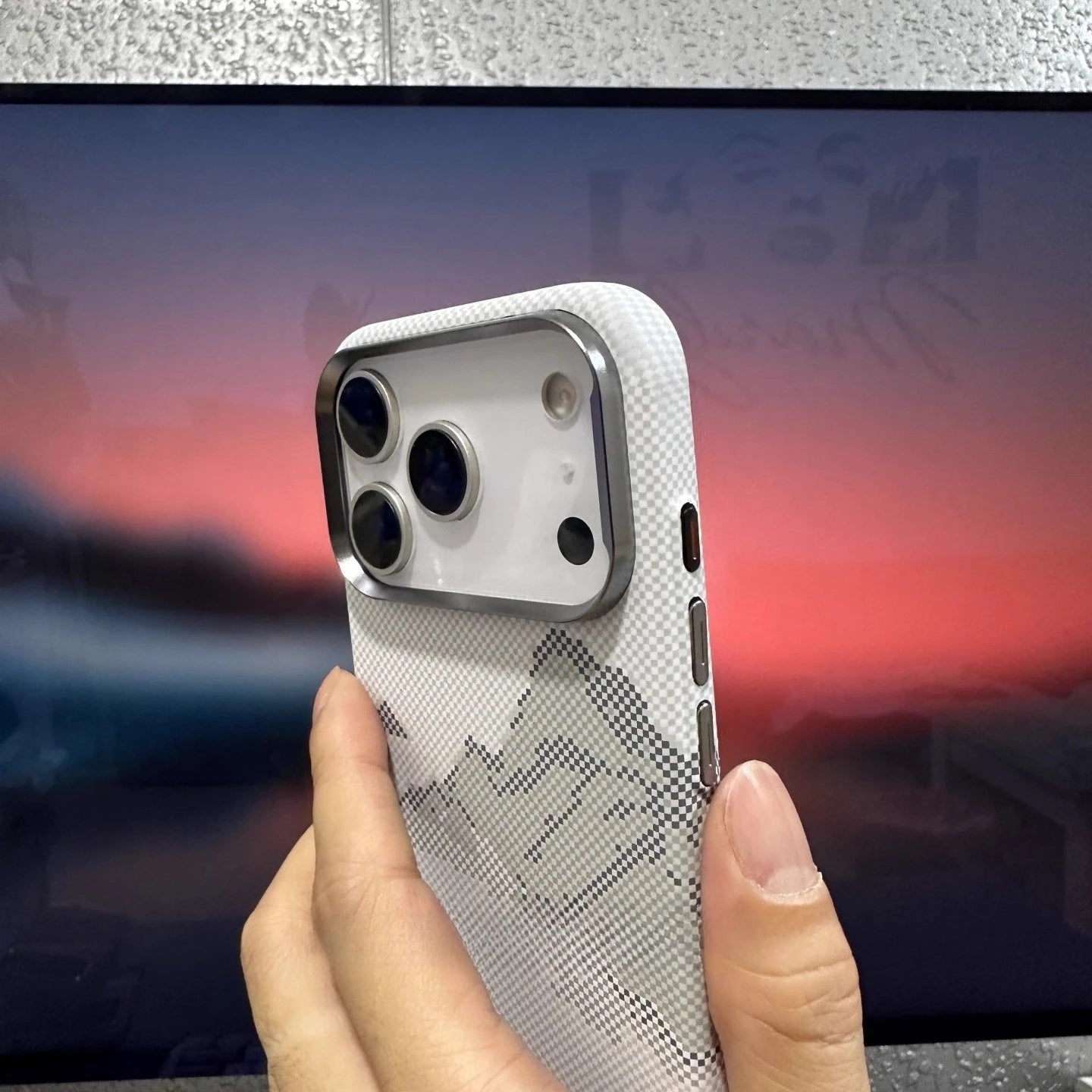 Matte Relief Magnetic  Snow Mountain Case for iPhone