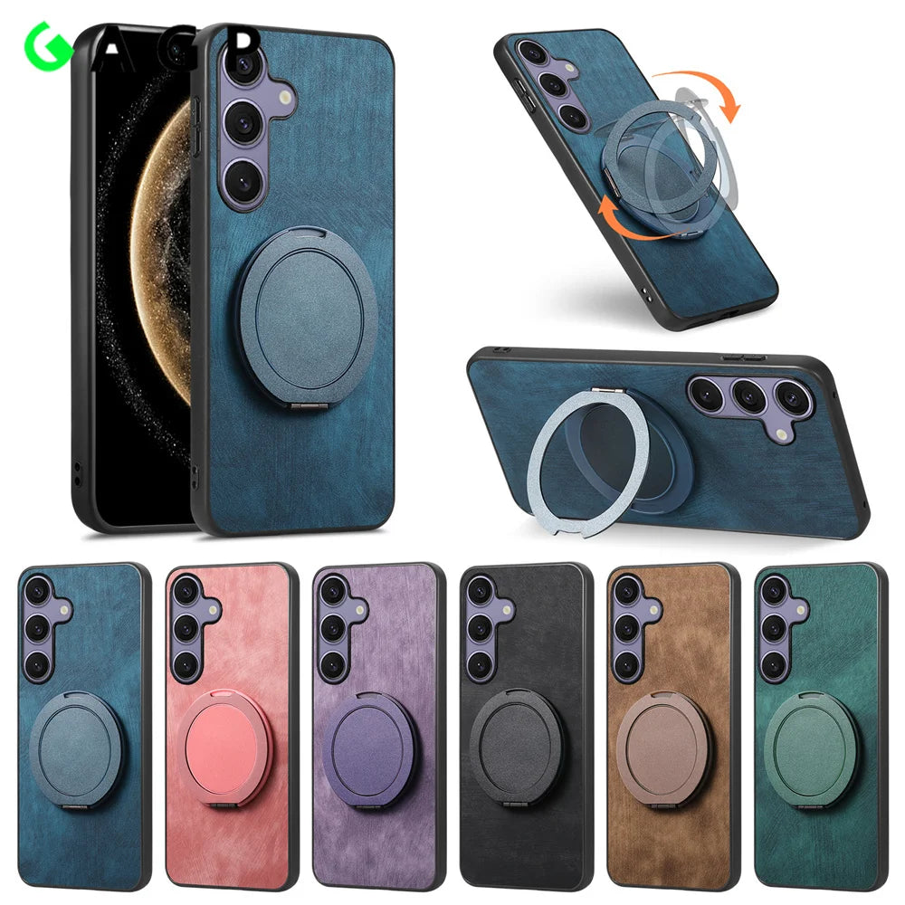 360 ° rotating bracket high-quality phone case for Samsung