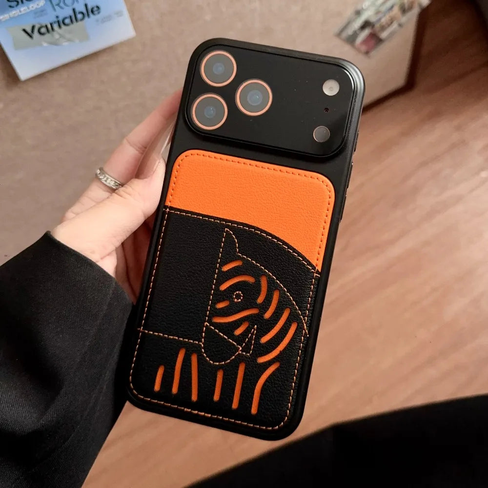 2026 Year of the Horse Card Holder Phone Case for iPhone