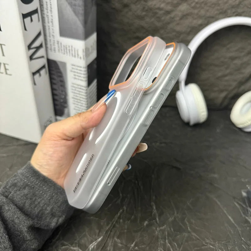 Magsafe Magnetic Matte Pc Translucent Case for IPhone