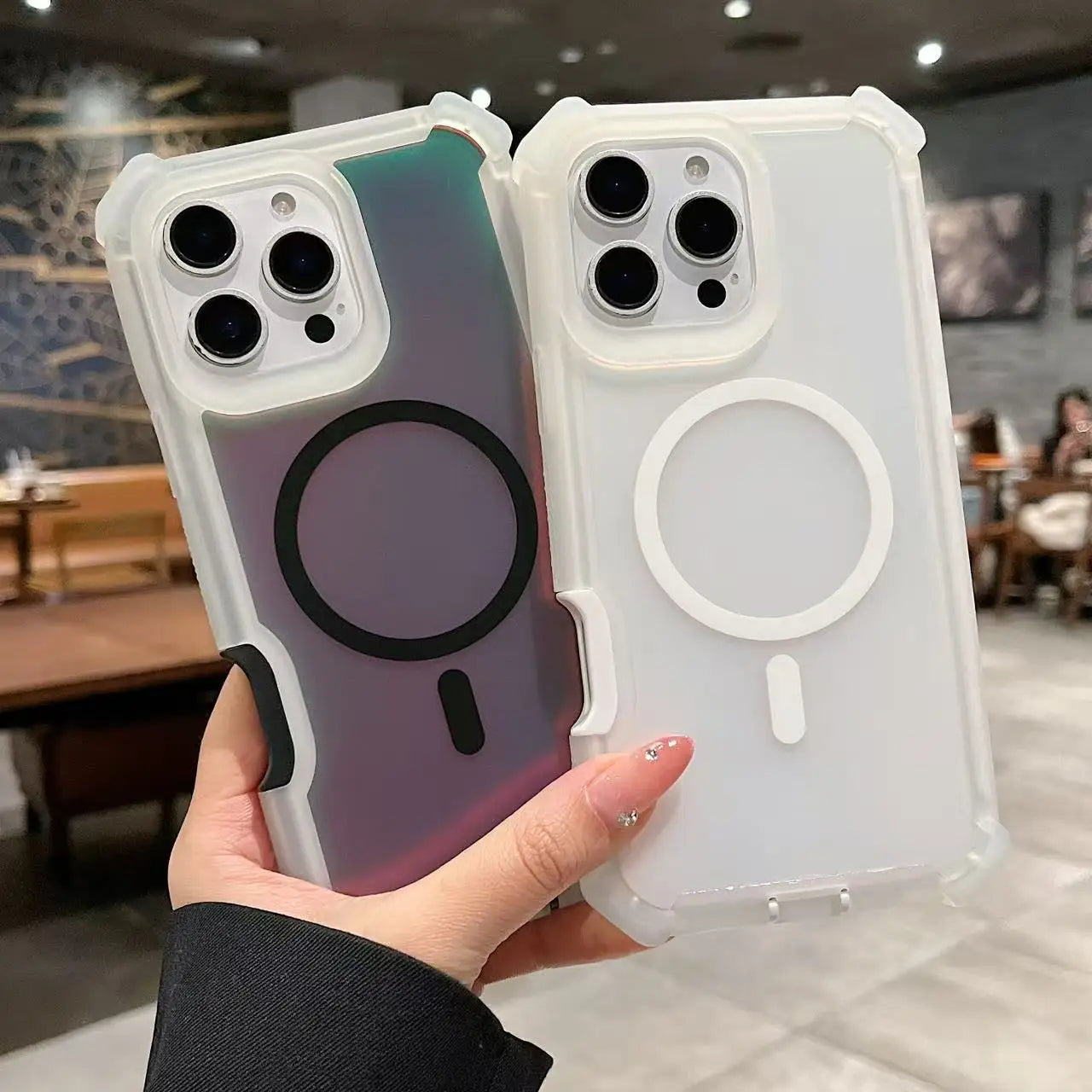 Luxury color changing, sturdy and drop resistant phone case for iPhone