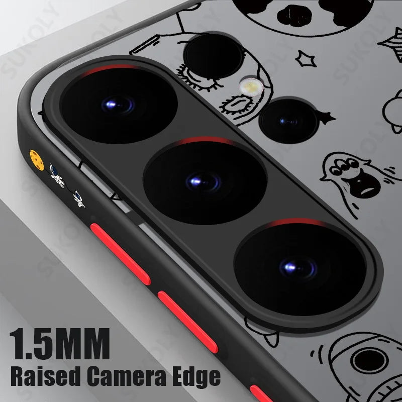 Magnetic Astronaut Pattern Phone Casefor Samsung