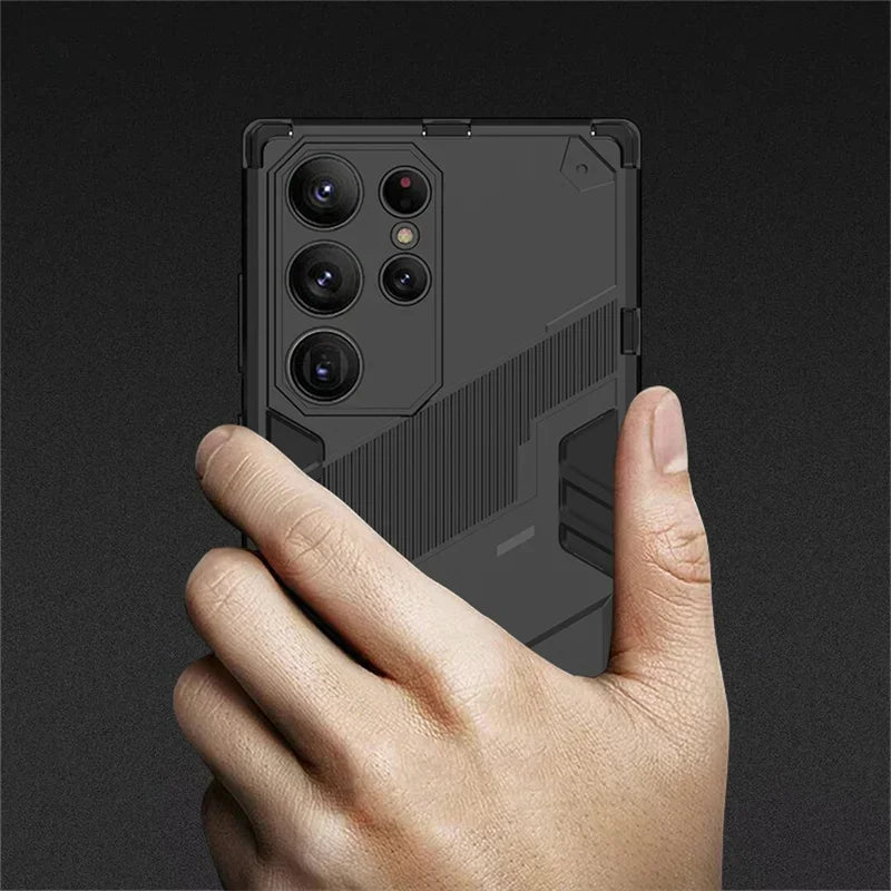 Armor Kickstand Magnetic Holder Case For Samsung