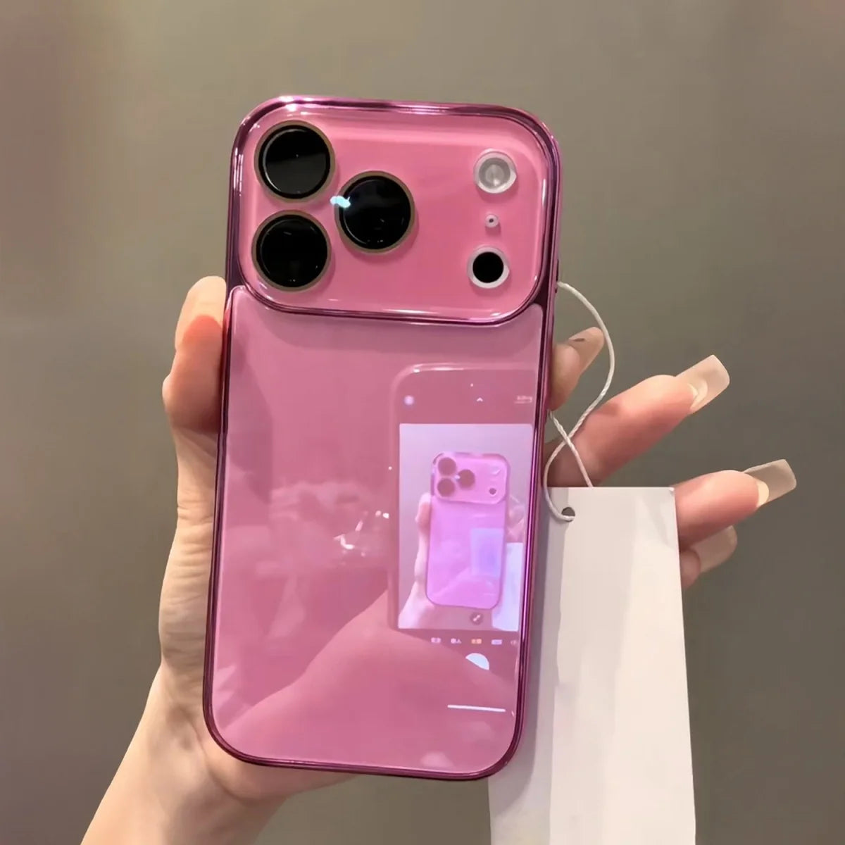 2026 NEW Emerald Electroplated Glass iPhone Case