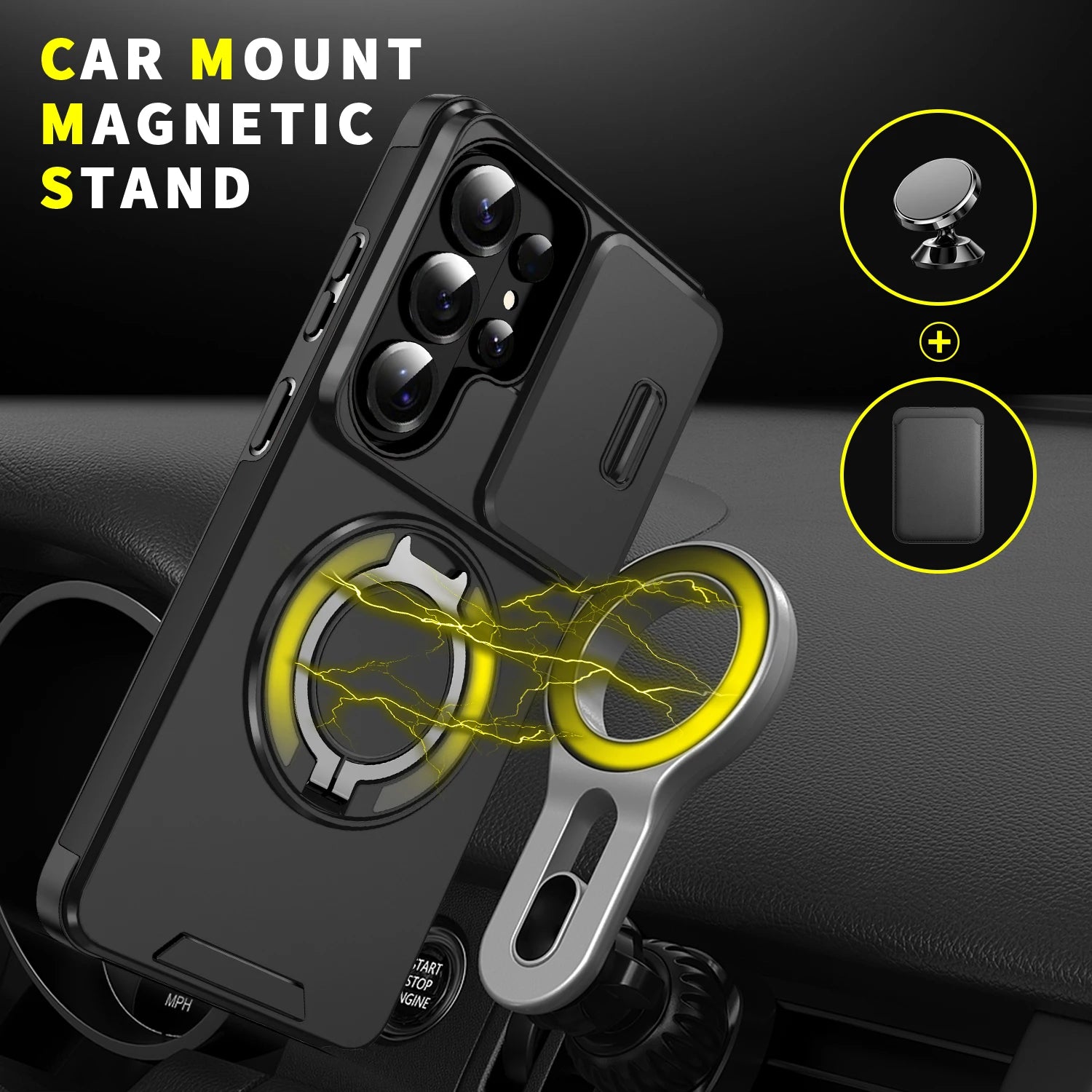 Premium Armor Kickstand Case for Samsung Galaxy