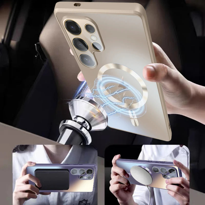 Ultra thin frosted earthquake resistant phone case for Samsung