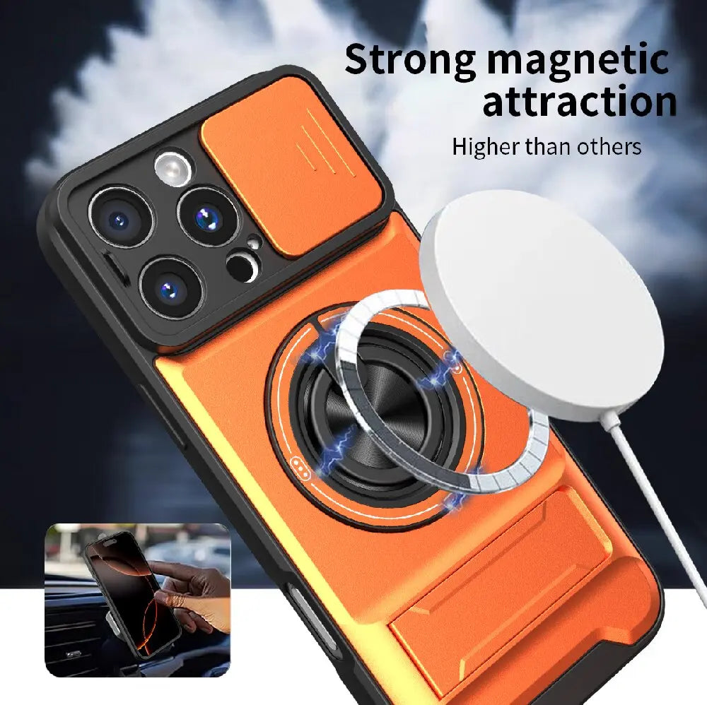 Armor Rugged Shockproof Magnetic Case for iPhone