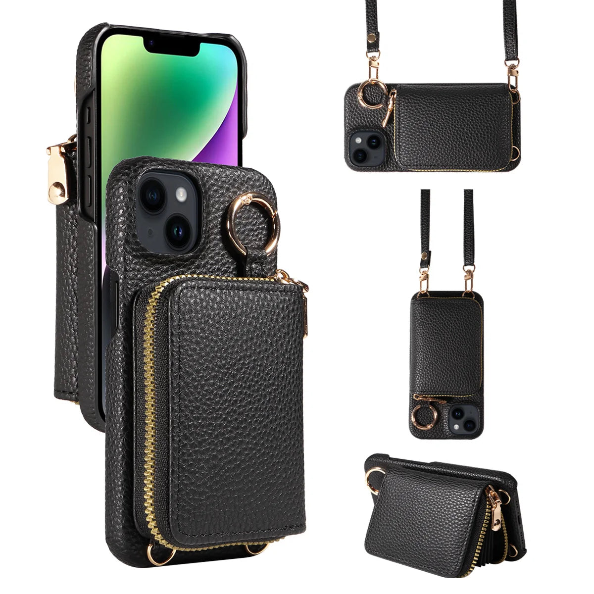 High Quality Faux Leather Phone Case for Iphone
