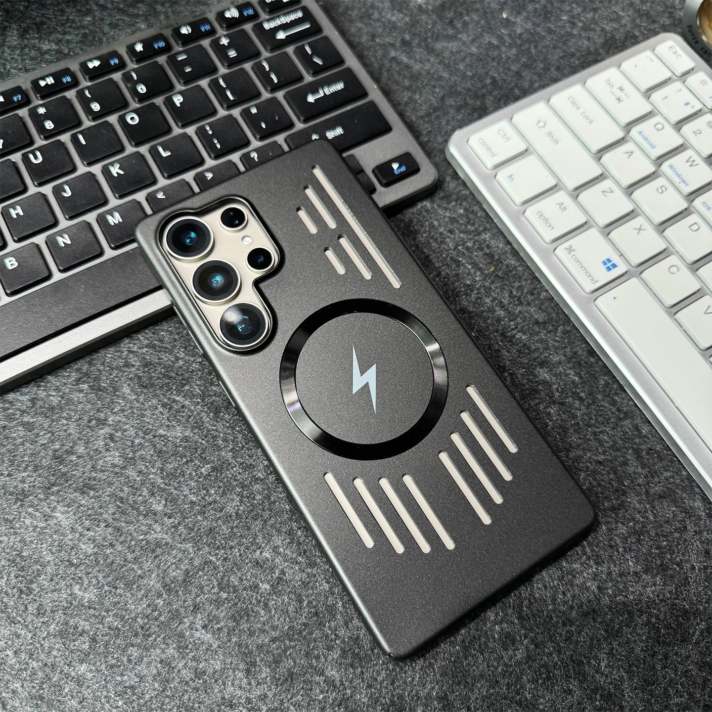 Paint Hard Heat Dissipation Cooling Hollow Case For Samsung