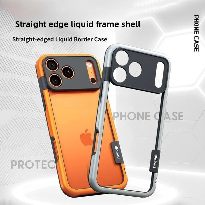 Colorful Soft Silicone Edge Bumper Frame Case — Contrast Edge Design with Full Protection
