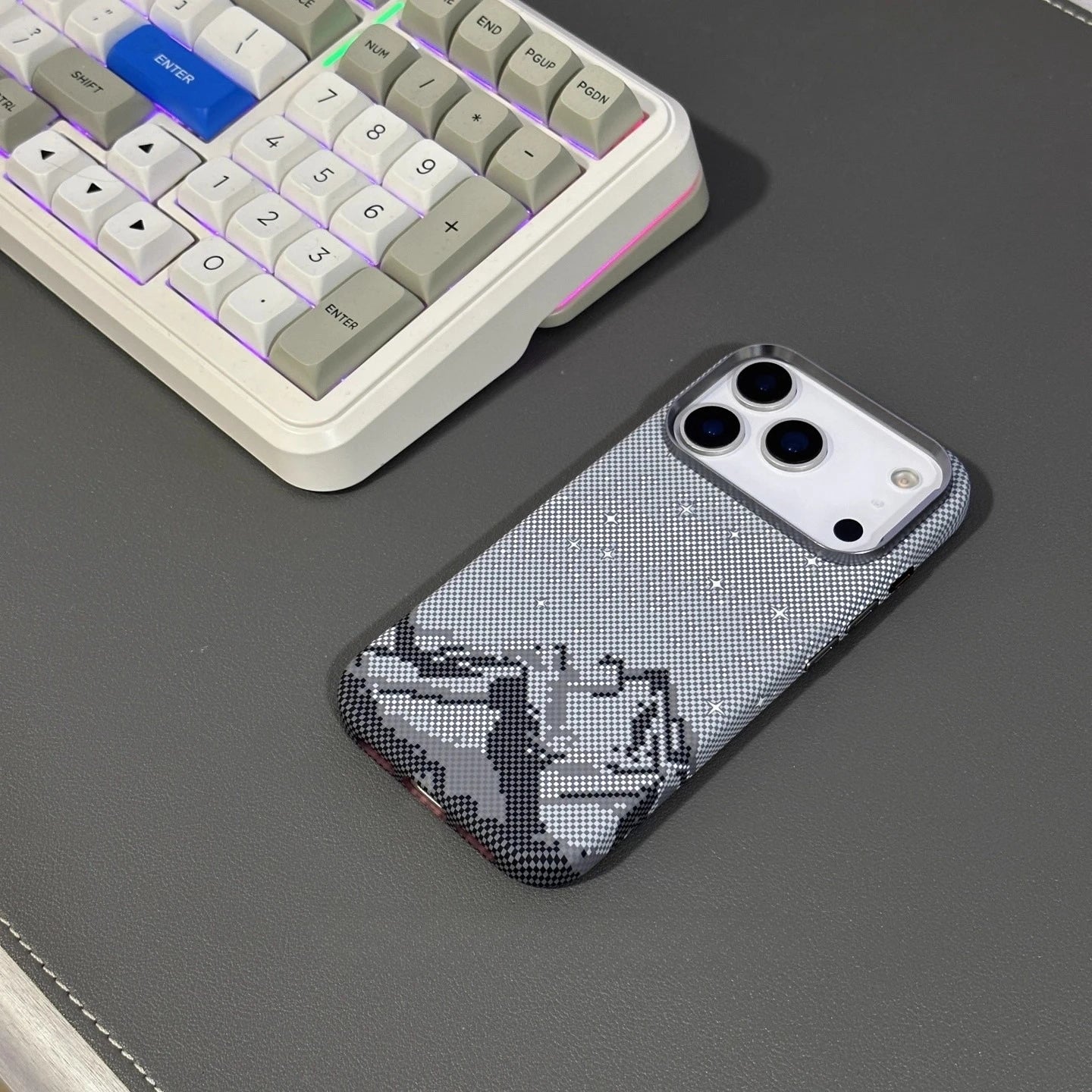 Matte Relief Magnetic  Snow Mountain Case for iPhone