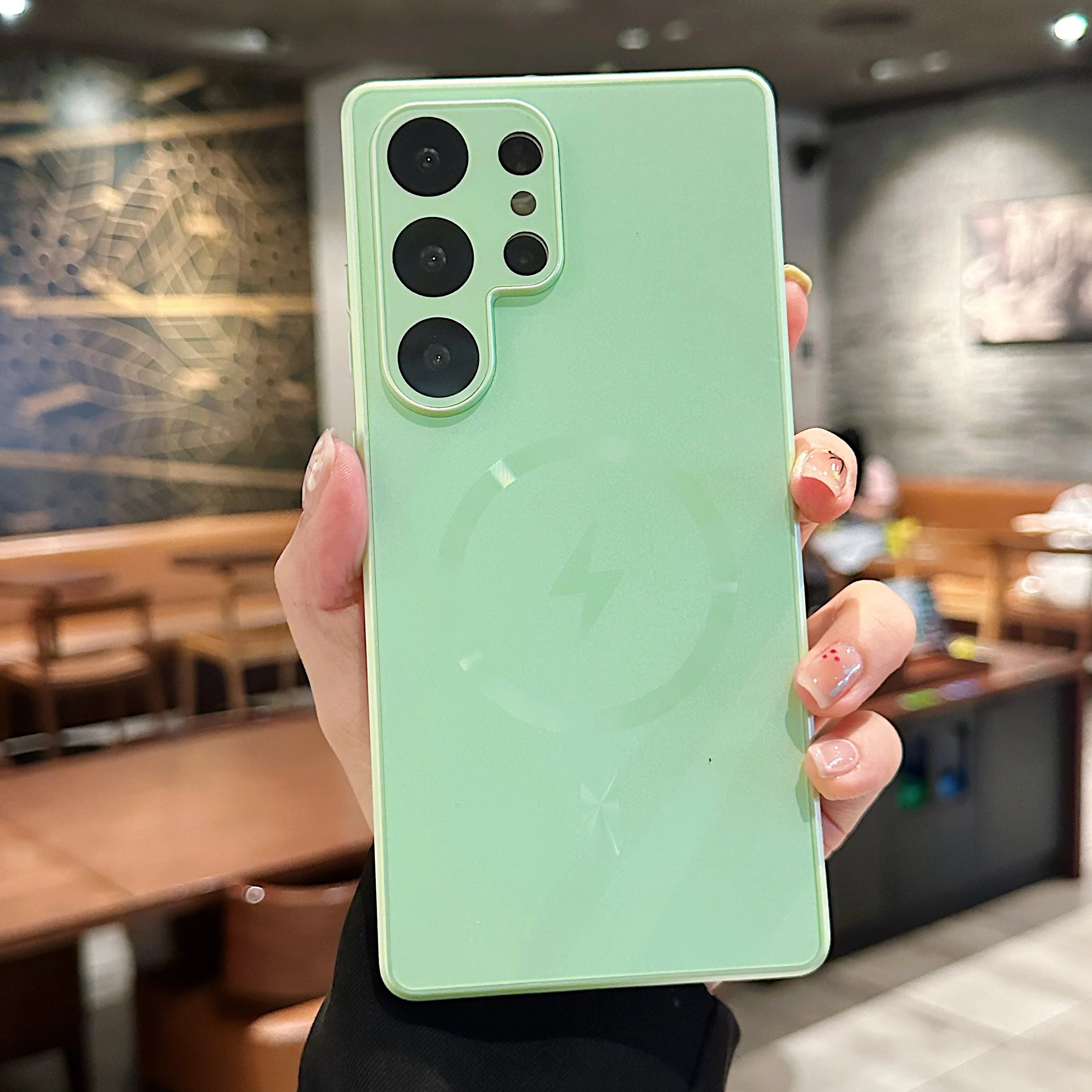 Titanium Original AG Matte Magnetic For Magsafe Case For Samsung