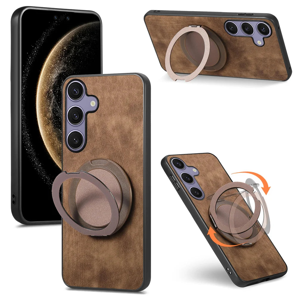 360 ° rotating bracket high-quality phone case for Samsung