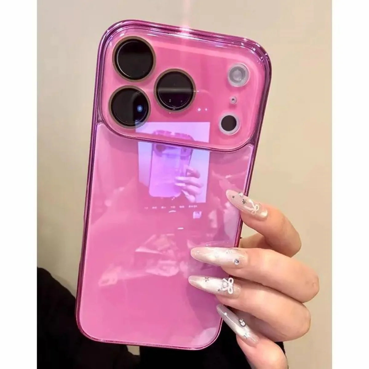 2026 NEW Emerald Electroplated Glass iPhone Case