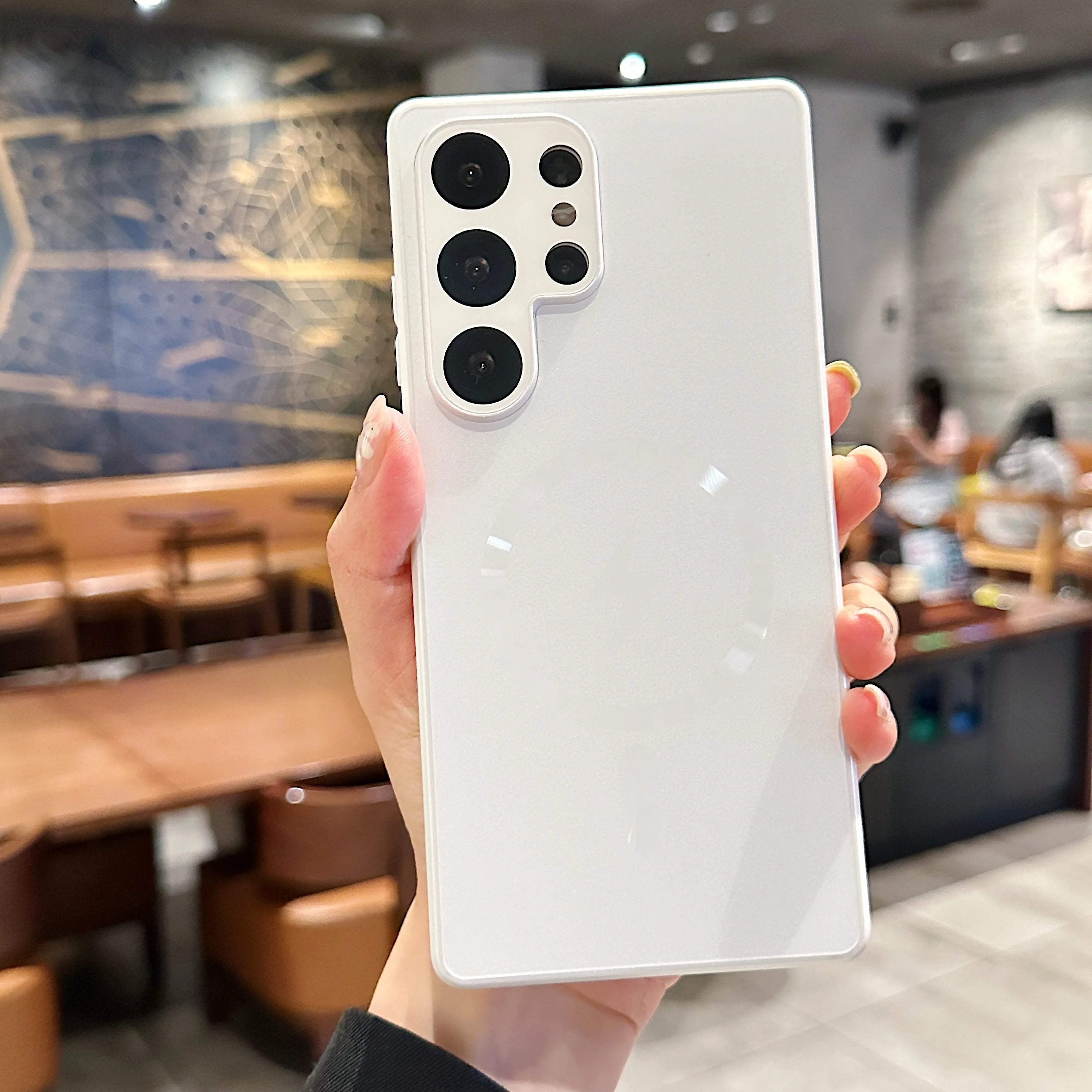 Titanium Original AG Matte Magnetic For Magsafe Case For Samsung