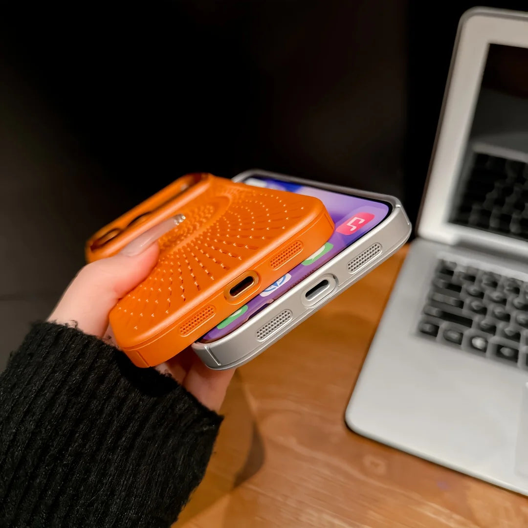Magsafe Breathable Cooling Hard PC Phone Case for iPhone