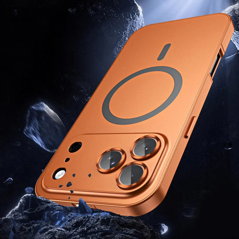 Aluminum Alloy Snap Frame Magnetic Magsafe Case For iPhone