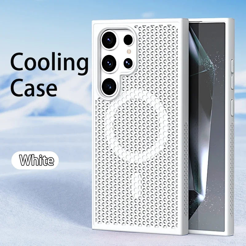 Cooling and breathable phone case suitable for Samsung