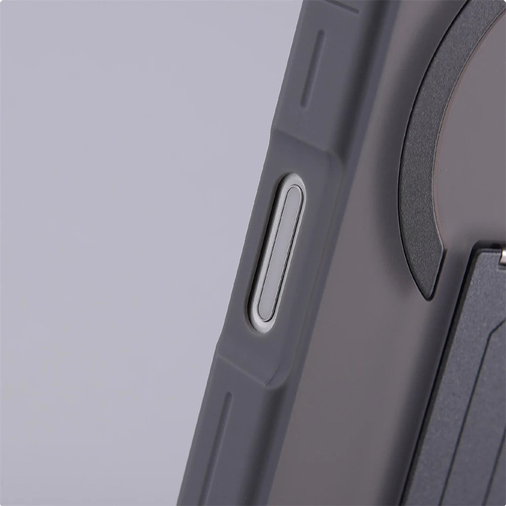 Matte Translucent Holder Magnetic Case for IPhone For Magsafe