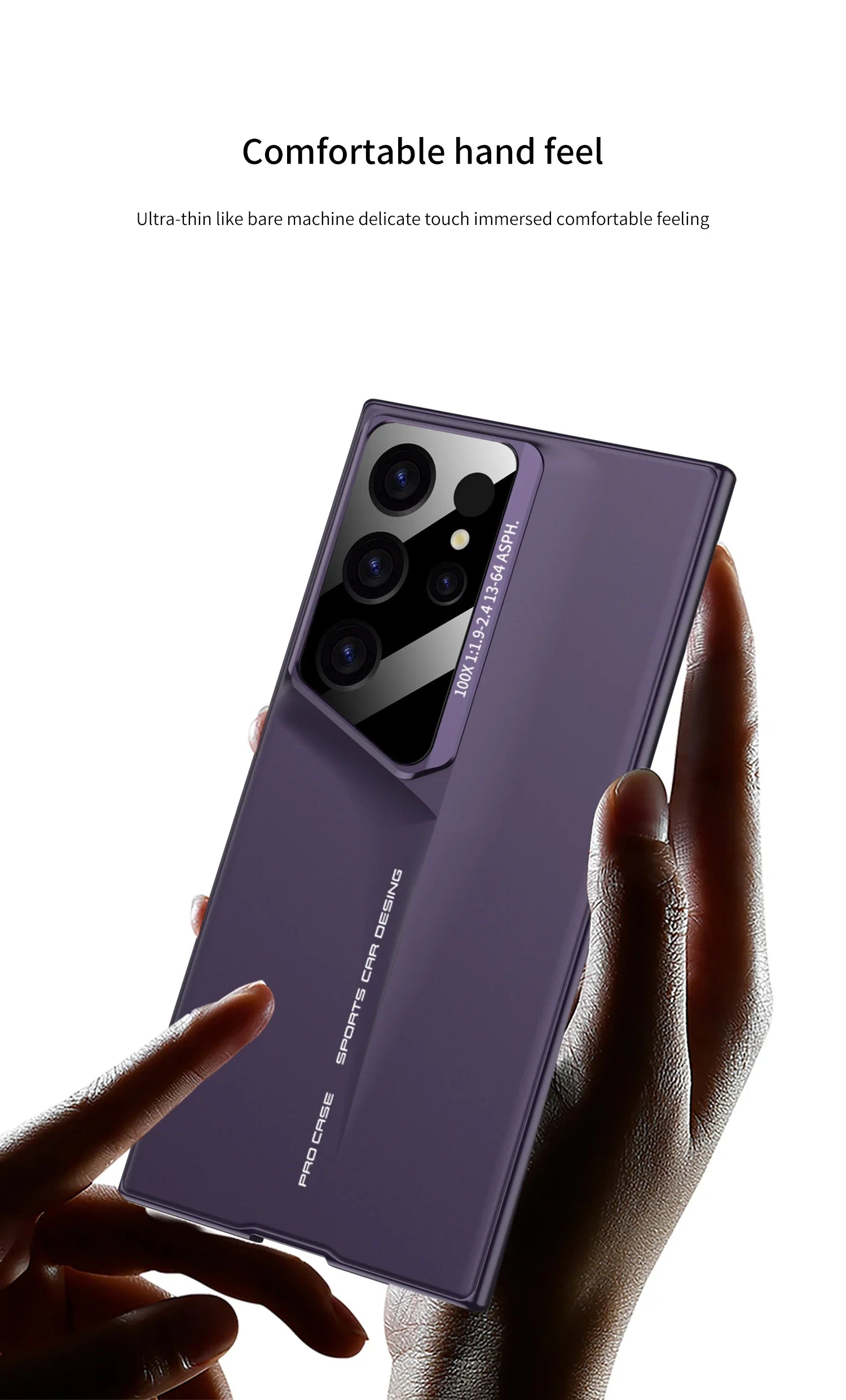 Ultra thin mechanical hard matte phone case for Samsung