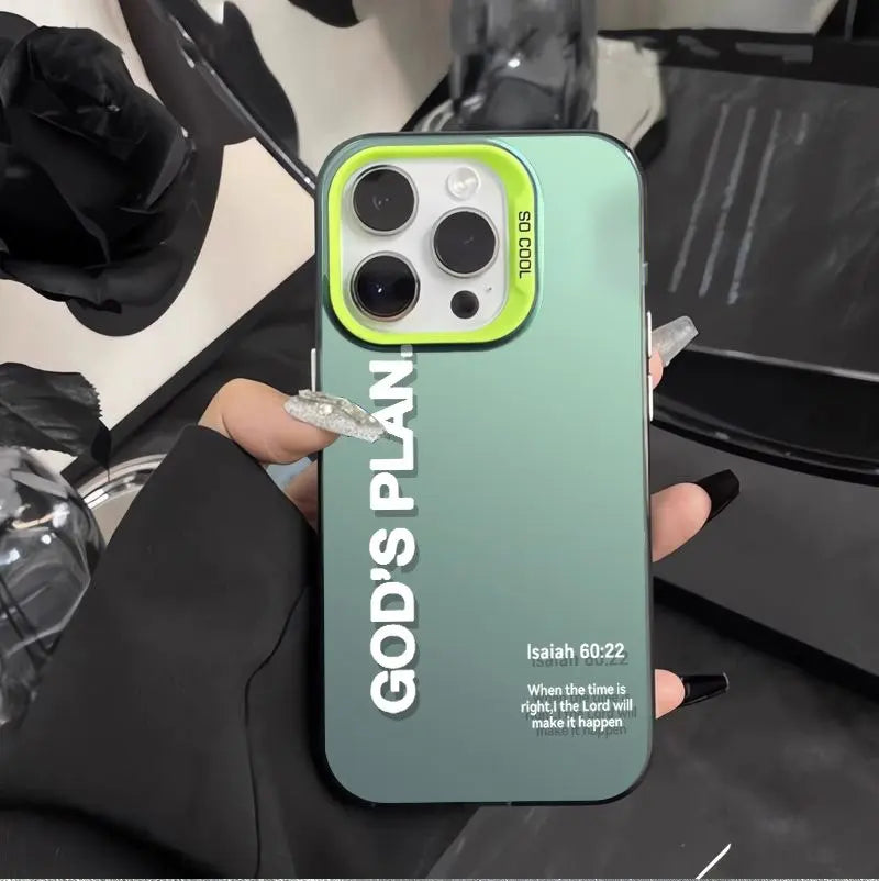 God Has Plan For You - Meaningful Holographic Protective Case for iPhone