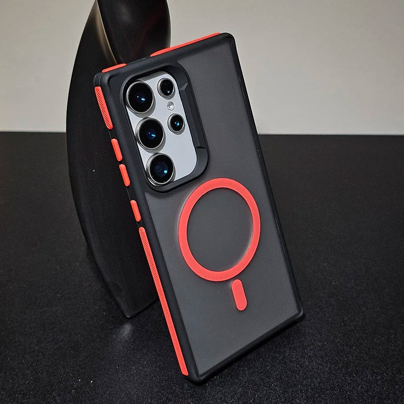 Two tone matte phone case suitable for Samsung